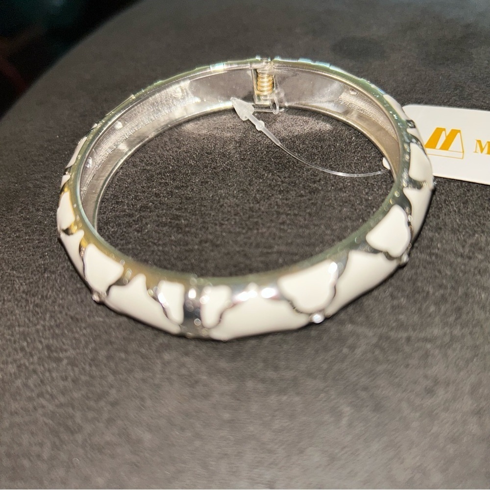 White and Silver bracelet